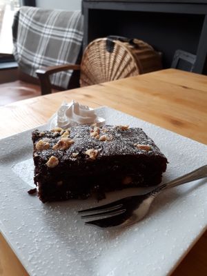 Brownie,   at Caffè No 3 @ Home in Durham