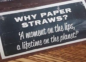 caffè No 3 only use bamboo and paper straws at Caffè No 3 @ Home in Durham