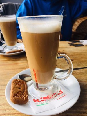 Oat latte  at Caffè No 3 @ Home in Durham