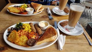 Vegan breakfast  at Caffè No 3 @ Home in Durham