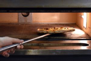 We offer crispy Italian pizza, many vegan options and some experimental flavours at Sotto in Berlin