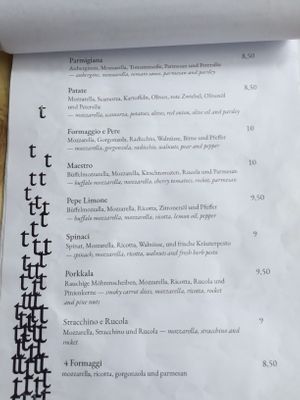 Veggie pizza at Sotto in Berlin