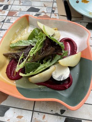 Vegan brunch goat cheese  at Untied in Sydney