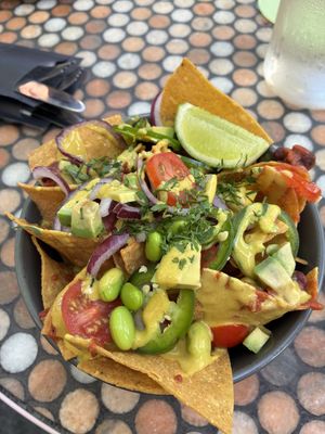 Vegan nachos  at Untied in Sydney