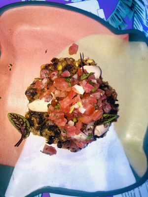 Corn fritters  at Untied in Sydney