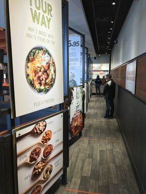 the way you order is similar to Chipotle at Corelife Eatery  in Mishawaka