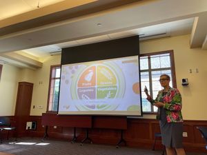 Presentation at IU SB for medical students on plant-based nutrition. at Carol Wroblewski Food for Life Instructor in Indianapolis