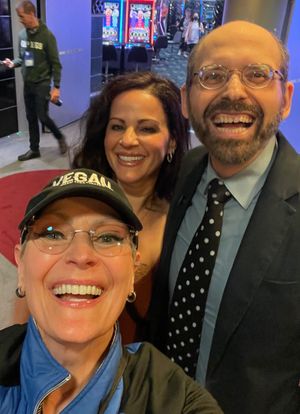 Two of my favorite people! Julieanna Hever (Plant based dietitian)and Dr. Michael Greger (NutritionFacts.org). at Carol Wroblewski Food for Life Instructor in Indianapolis