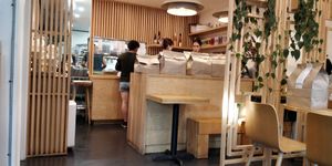 Inside at Momo in Montreal