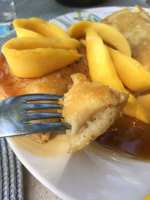 Amazing Classic Vegan Pancakes at White Banana Beach Club in Siargao