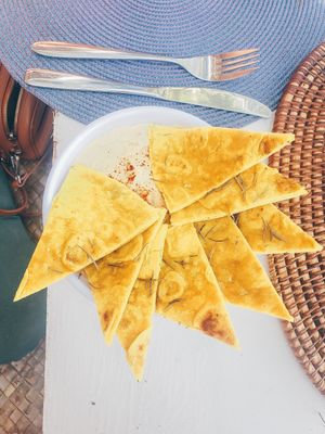 Hummus at White Banana Beach Club in Siargao