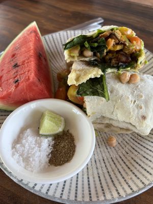 Wrap with the best homemade tortilla   at Seapony Bungalow in Koh Rong