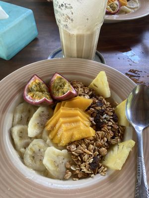 Tropical smoothie bowl   at Seapony Bungalow in Koh Rong