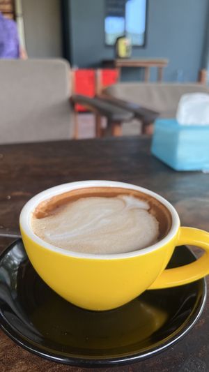 Soy latte  at Seapony Bungalow in Koh Rong