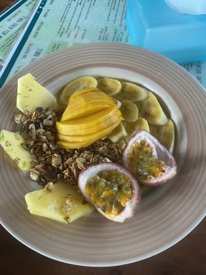 Tropical smoothie bowl   at Seapony Bungalow in Koh Rong