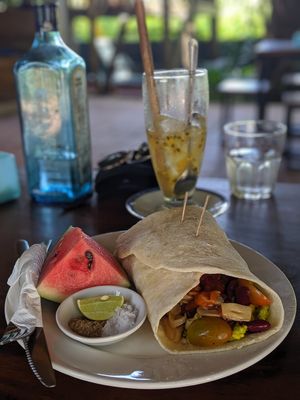 Breakfast burrito vegan at Seapony Bungalow in Koh Rong