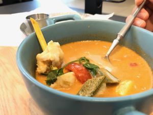 Tom Yam Soup at Planet Green in Shenzhen