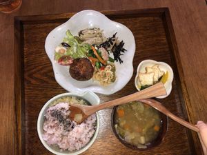 Kids Lunch set  at Inagurashi in Tokyo