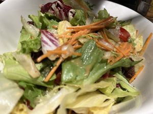 vegan side salad  at Vapiano in Osnabruck