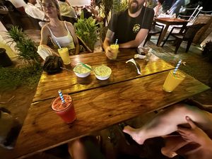  Juice with ice on the side   at Holy Rabbit in Varkala