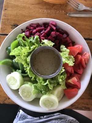 Vegan Buddha bowl  at Holy Rabbit in Varkala