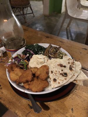 arabian bowl- wouldn’t recommend  at Holy Rabbit in Varkala