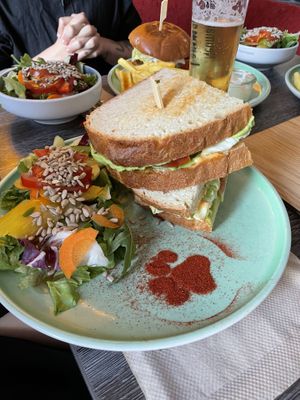 tempel sandwich  at Katzentempel - Leipzig Ost in Leipzig