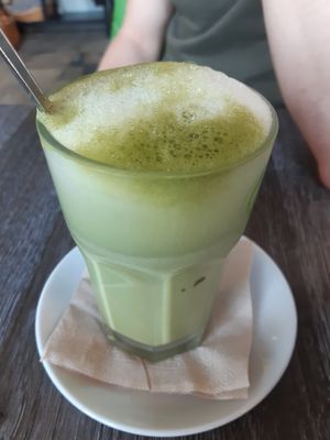 Matcha Latte at Katzentempel - Leipzig Ost in Leipzig