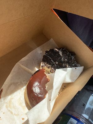 Couldn’t wait for a pic at Sugar Shack Donuts & Coffee in Arlington