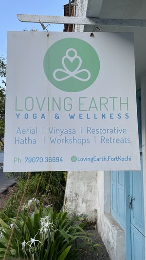  at Loving Earth Cafe in Fort Kochi