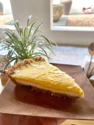 Cashew Mango Tart at Loving Earth Cafe in Fort Kochi