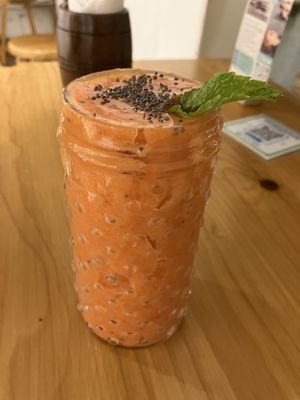 Tropical punch  at Loving Earth Cafe in Fort Kochi