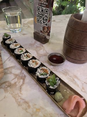 Sushi  at Loving Earth Cafe in Fort Kochi