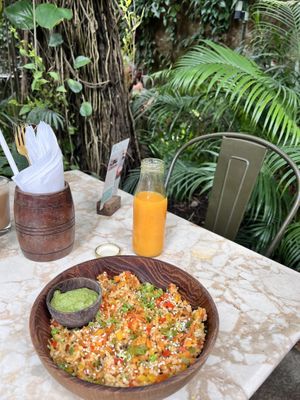 Chkn bowl  at Loving Earth Cafe in Fort Kochi