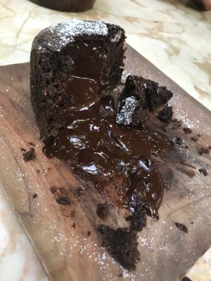 chocolate chock at Loving Earth Cafe in Fort Kochi