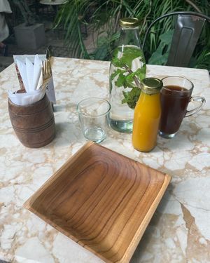 That’s Peace and Art in the form of food💗 at Loving Earth Cafe in Fort Kochi