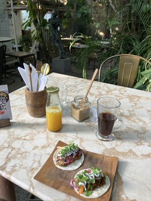   at Loving Earth Cafe in Fort Kochi