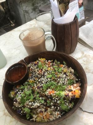   at Loving Earth Cafe in Fort Kochi