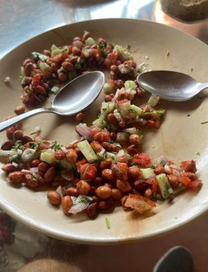 Bean feast and nachos   at Loving Earth Cafe in Fort Kochi