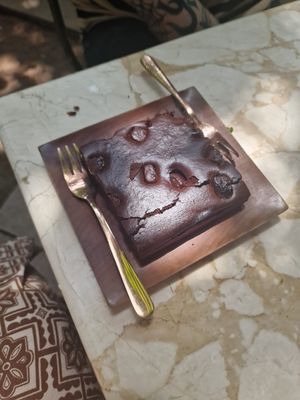 Brownie at Loving Earth Cafe in Fort Kochi