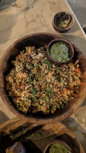 Stir-fry at Loving Earth Cafe in Fort Kochi