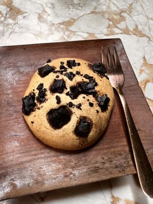 Choc chip cookie  at Loving Earth Cafe in Fort Kochi