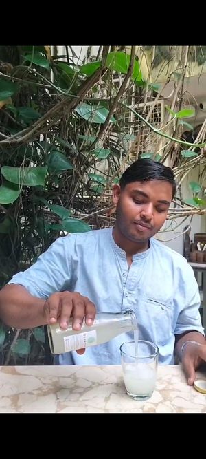 Tepache at Loving Earth Cafe in Fort Kochi