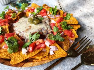 Nachos are our fav  at Loving Earth Cafe in Fort Kochi