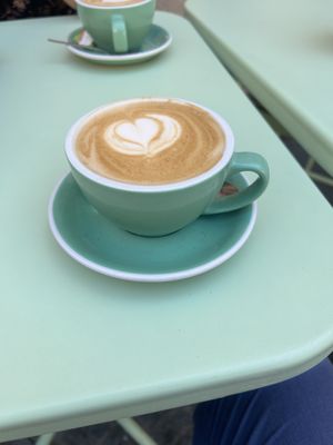 Oat lattee  at Cereal Lovers in Luxembourg City