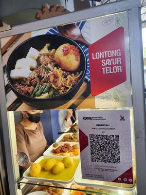 Lontong sayur telor at Herbivore in Jakarta