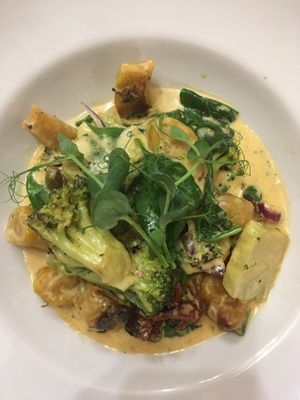Gnocchi de courge aux légumes de saison  at La Primatiale in Nancy
