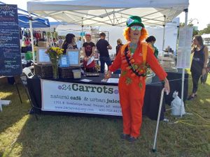 24 Carrots booth at Arizona Vegan Education Group in Phoenix