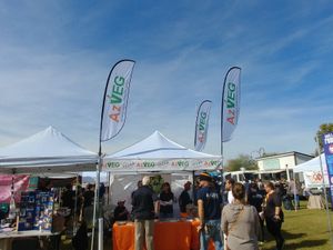 AzVeg sponsorship booth at Arizona Vegan Education Group in Phoenix
