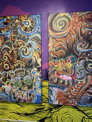 Decorations  at Konga Burger in Chihuahua